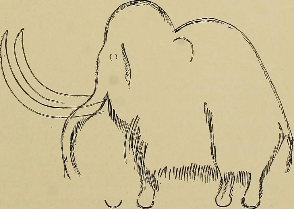 An illustration from Men of the old stone age, their environment, life and art, 1915, leaf 434