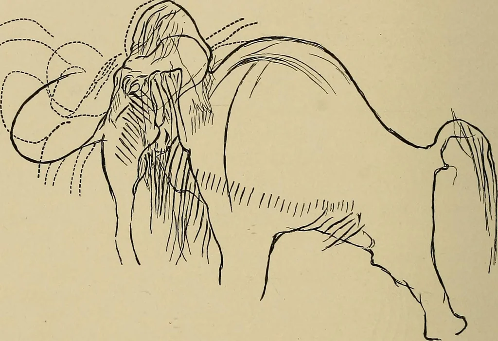 An illustration from Men of the old stone age, their environment, life and art, 1915, leaf 435