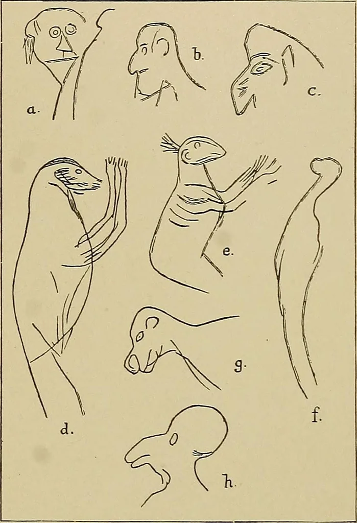 An illustration from Men of the old stone age, their environment, life and art, 1915, leaf 436