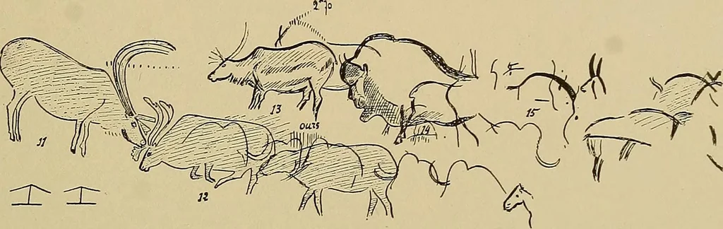 An illustration from Men of the old stone age, their environment, life and art, 1915, leaf 458