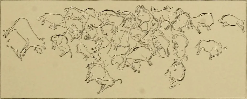 An illustration from Men of the old stone age, their environment, life and art, 1915, leaf 462