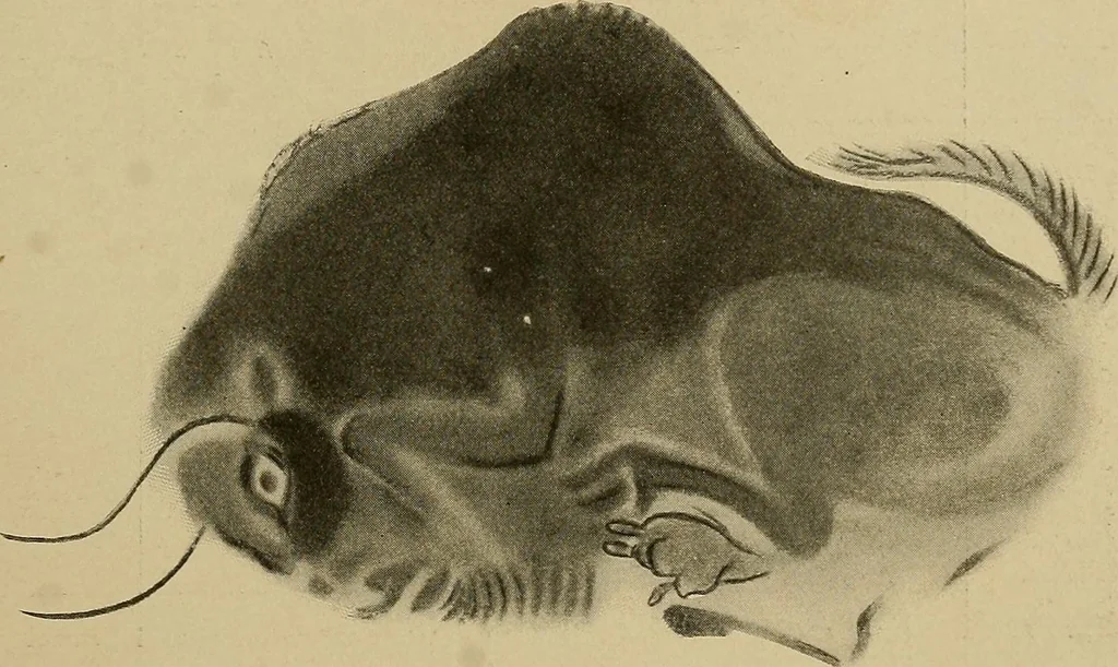 An illustration from Men of the old stone age, their environment, life and art, 1915, leaf 464