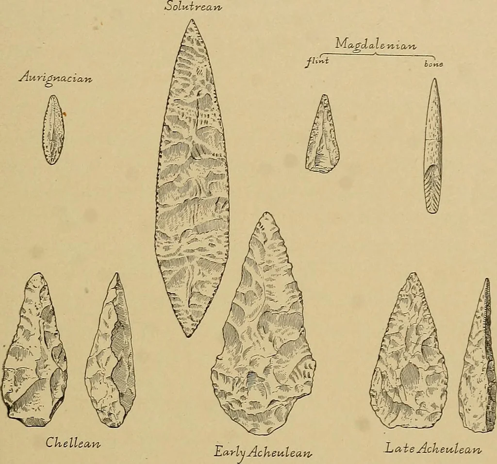 An illustration from Men of the old stone age, their environment, life and art, 1915, leaf 48