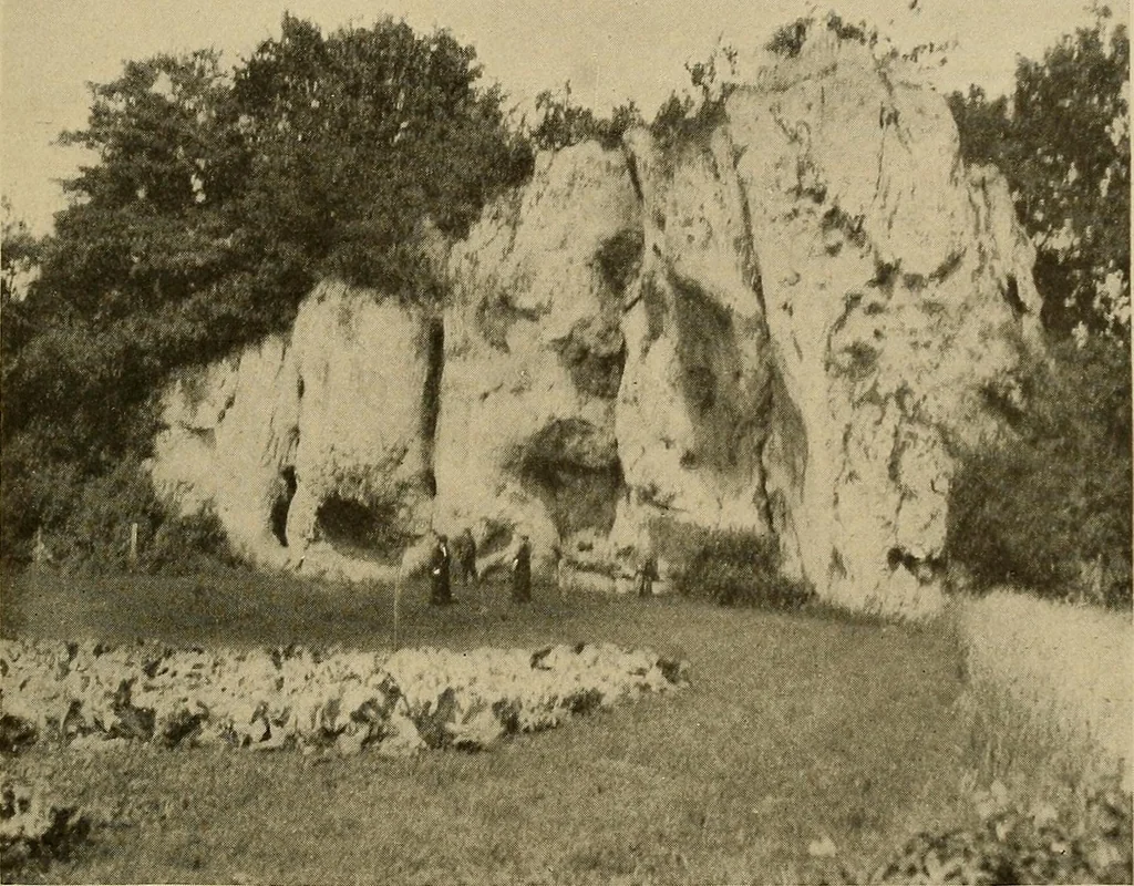 An illustration from Men of the old stone age, their environment, life and art, 1915, leaf 484