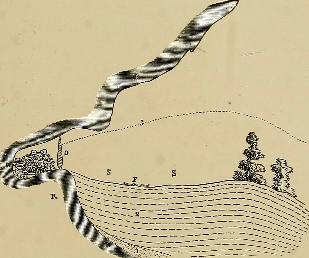 An illustration from Men of the old stone age, their environment, life and art, 1915, leaf 522