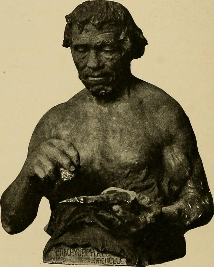 An illustration from Men of the old stone age, their environment, life and art, 1915, leaf 523