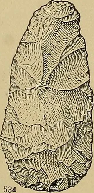An illustration from Men of the old stone age, their environment, life and art, 1915, leaf 532