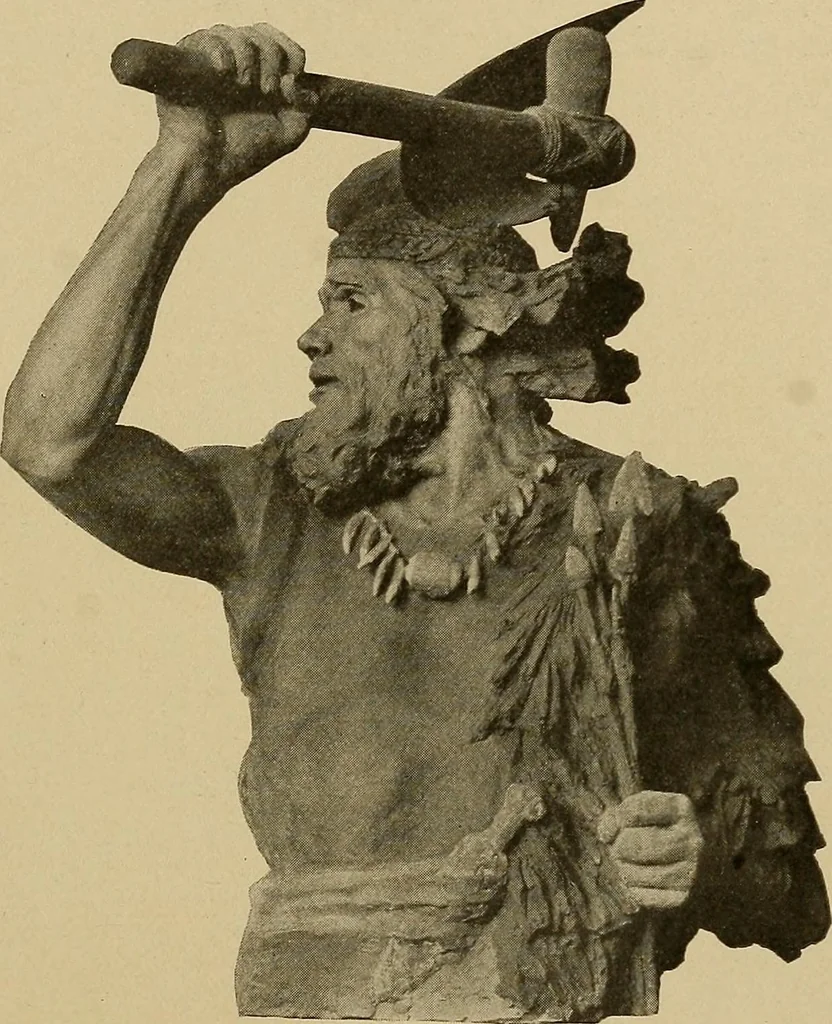 An illustration from Men of the old stone age, their environment, life and art, 1915, leaf 534