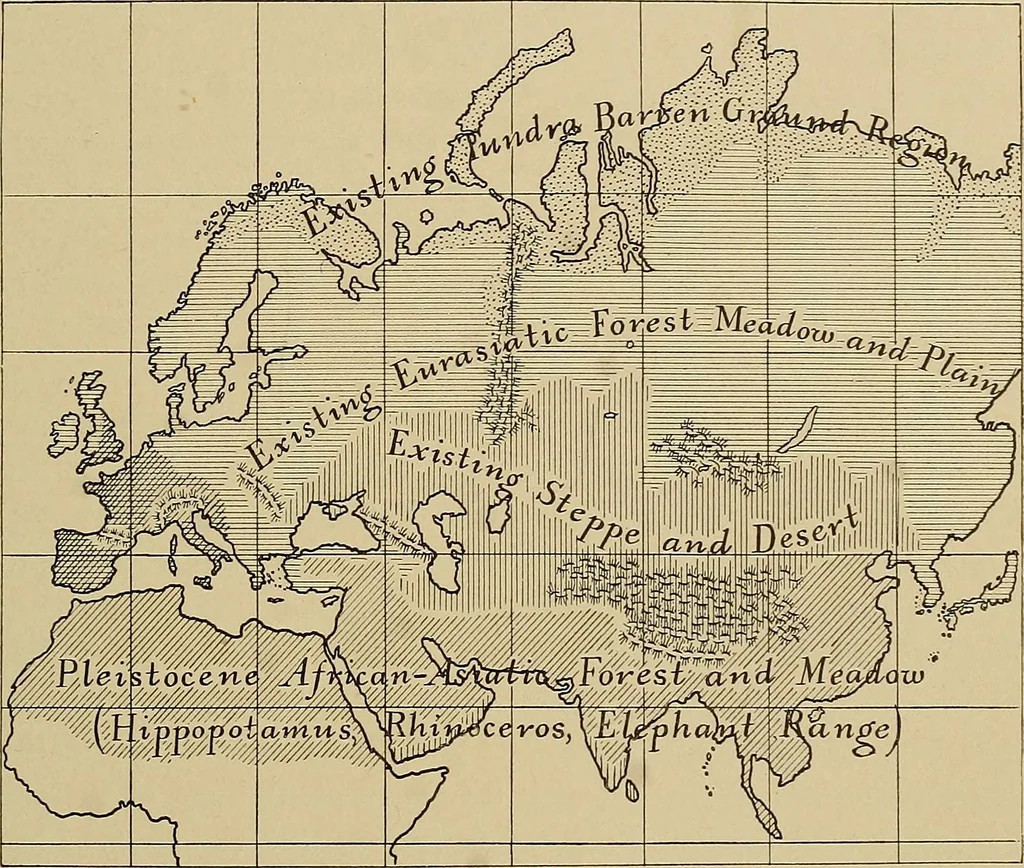 An illustration from Men of the old stone age, their environment, life and art, 1915, leaf 80