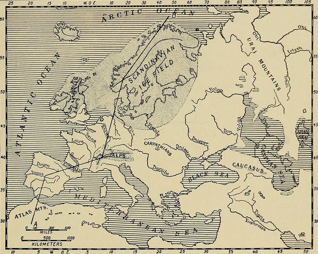 An illustration from Men of the old stone age, their environment, life and art, 1918, leaf 148