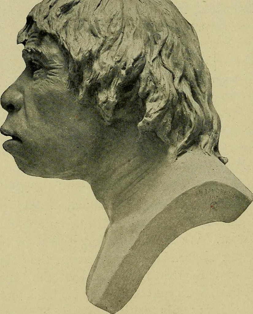 An illustration from Men of the old stone age, their environment, life and art, 1918, leaf 185