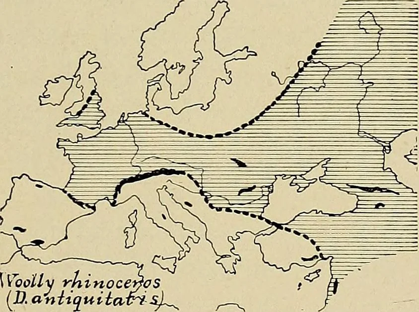 An illustration from Men of the old stone age, their environment, life and art, 1918, leaf 328