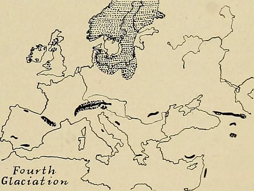 An illustration from Men of the old stone age, their environment, life and art, 1918, leaf 328