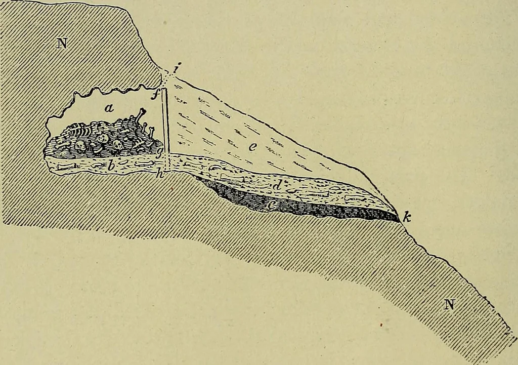 An illustration from Men of the old stone age, their environment, life and art, 1918, leaf 333