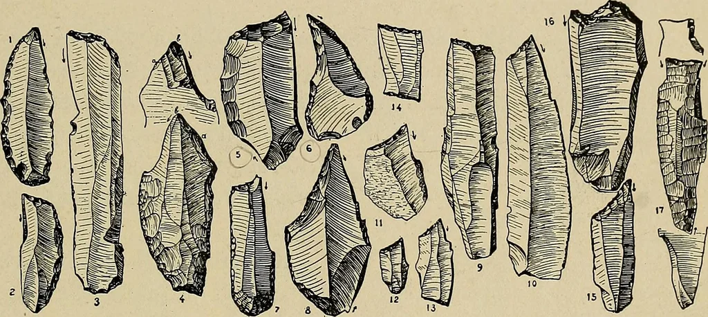 An illustration from Men of the old stone age, their environment, life and art, 1918, leaf 350