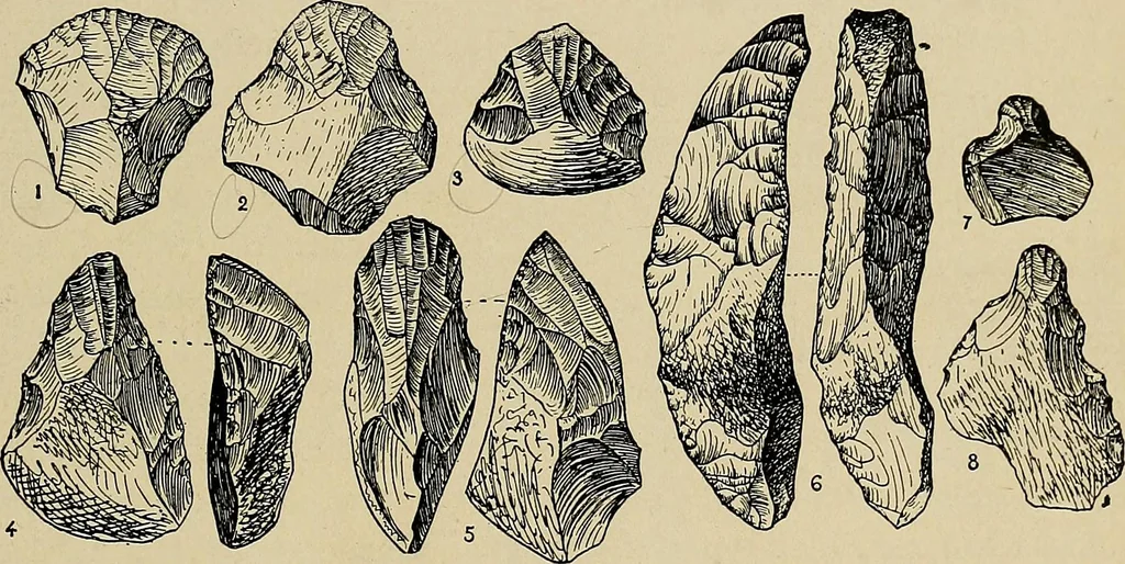 An illustration from Men of the old stone age, their environment, life and art, 1918, leaf 352