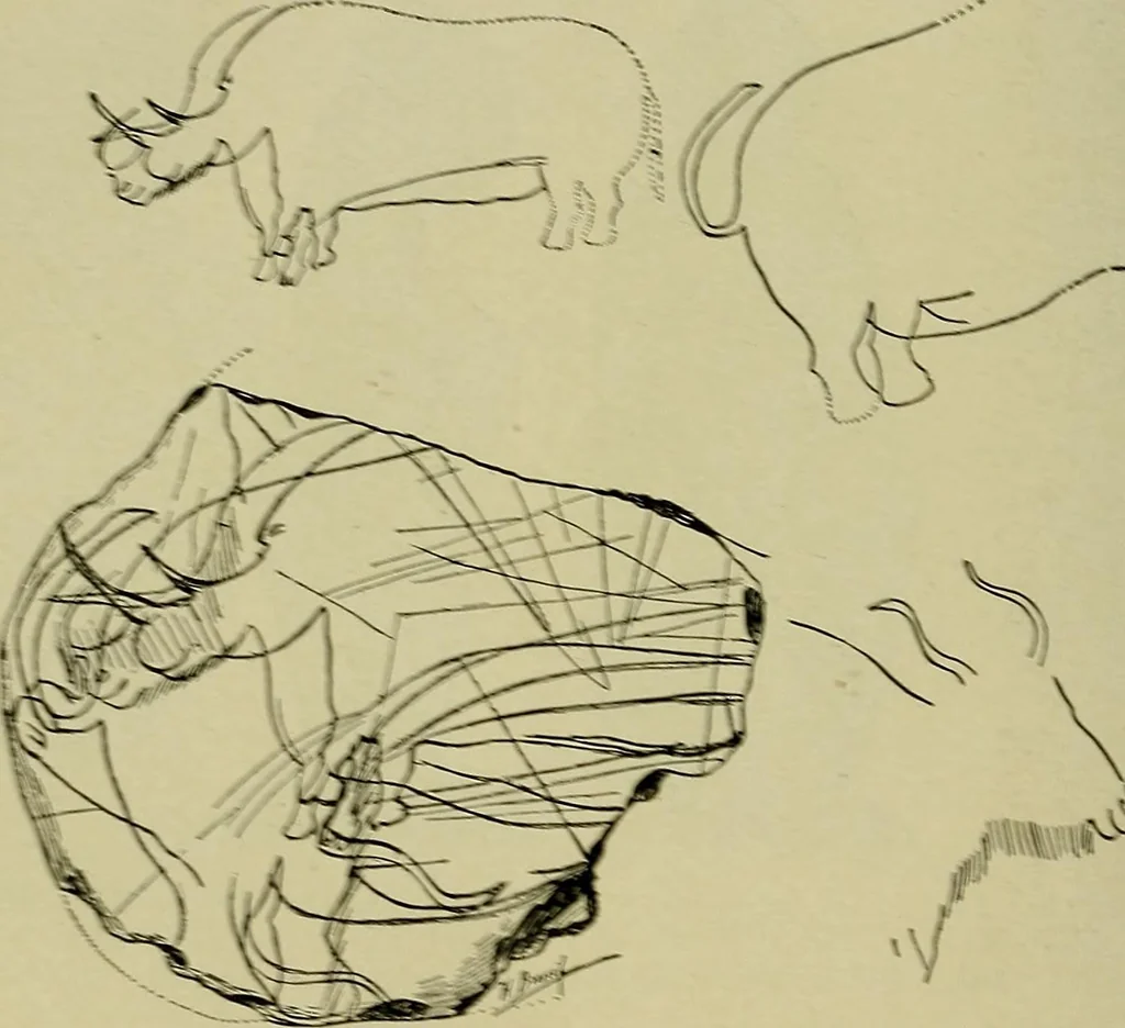 An illustration from Men of the old stone age, their environment, life and art, 1918, leaf 367
