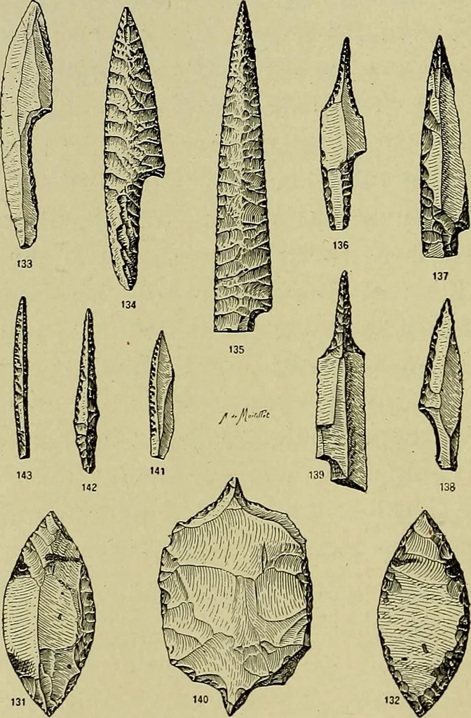 An illustration from Men of the old stone age, their environment, life and art, 1918, leaf 389