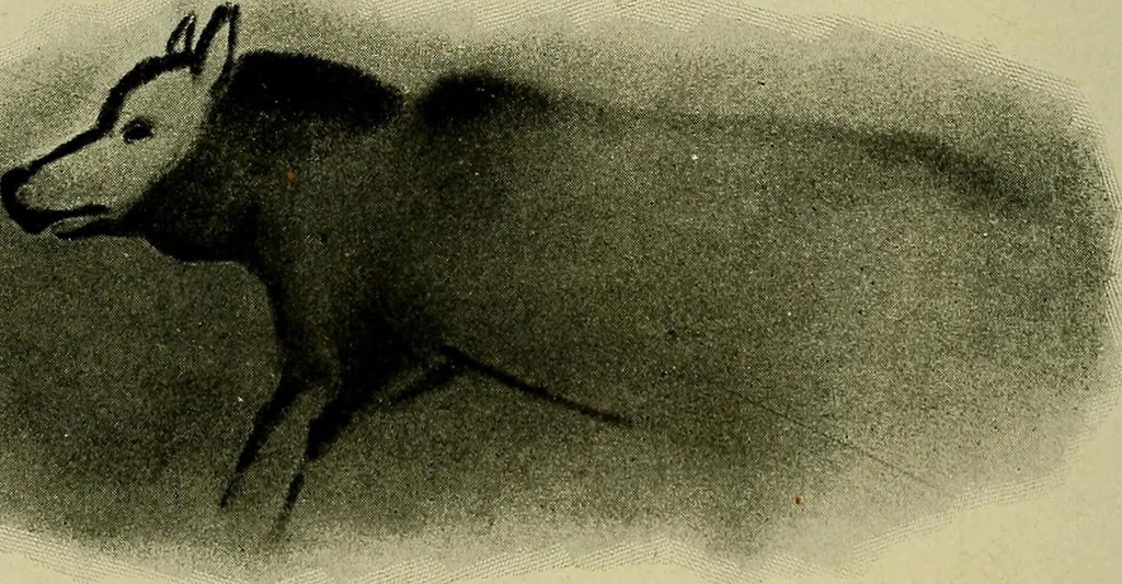 An illustration from Men of the old stone age, their environment, life and art, 1918, leaf 399