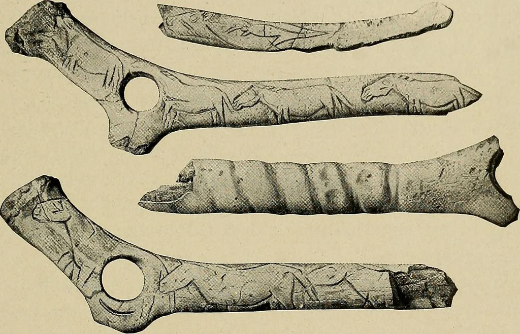 An illustration from Men of the old stone age, their environment, life and art, 1918, leaf 404