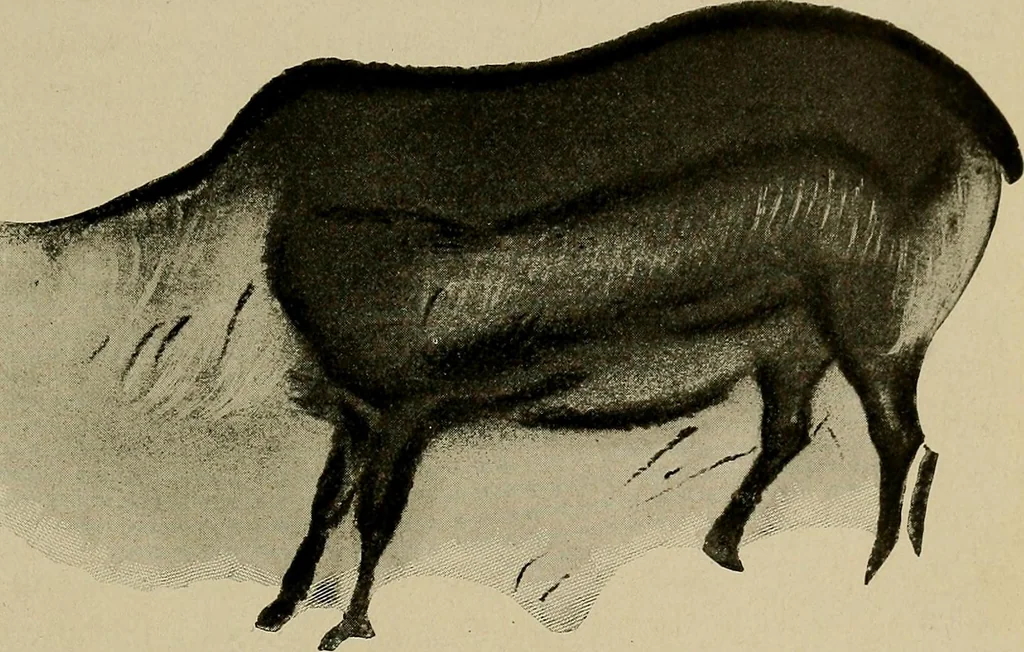 An illustration from Men of the old stone age, their environment, life and art, 1918, leaf 410