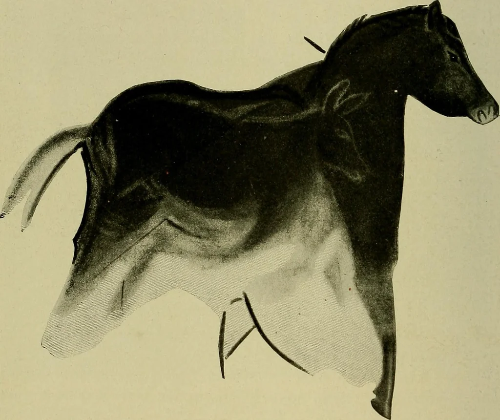 An illustration from Men of the old stone age, their environment, life and art, 1918, leaf 413