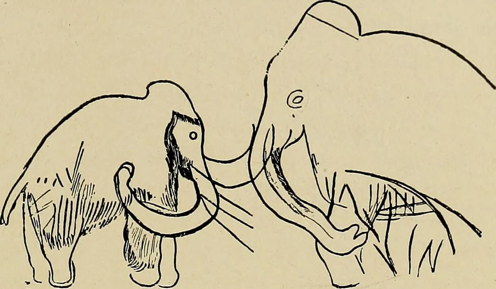 An illustration from Men of the old stone age, their environment, life and art, 1918, leaf 442