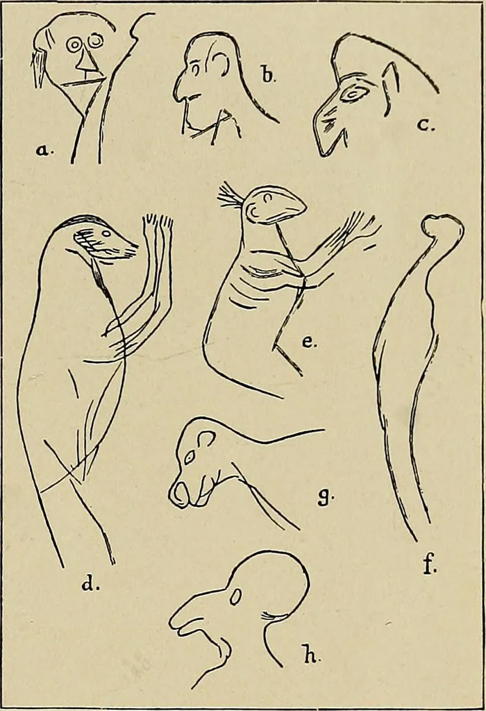 An illustration from Men of the old stone age, their environment, life and art, 1918, leaf 444