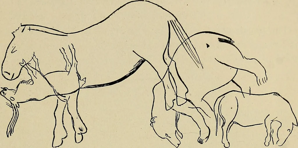 An illustration from Men of the old stone age, their environment, life and art, 1918, leaf 458