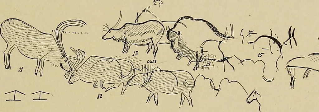 An illustration from Men of the old stone age, their environment, life and art, 1918, leaf 466