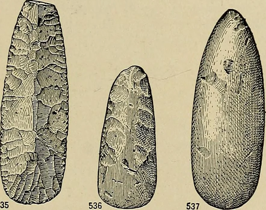 An illustration from Men of the old stone age, their environment, life and art, 1918, leaf 540