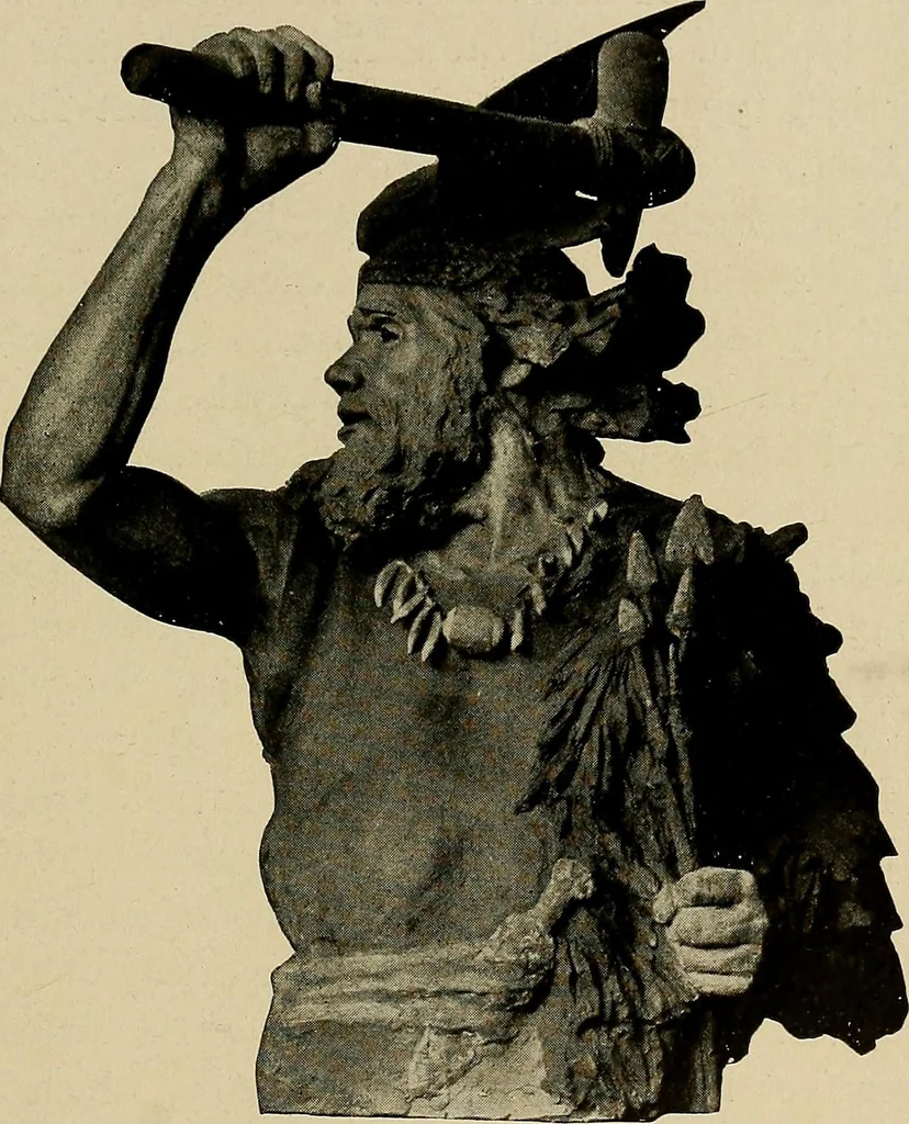 An illustration from Men of the old stone age, their environment, life and art, 1918, leaf 542