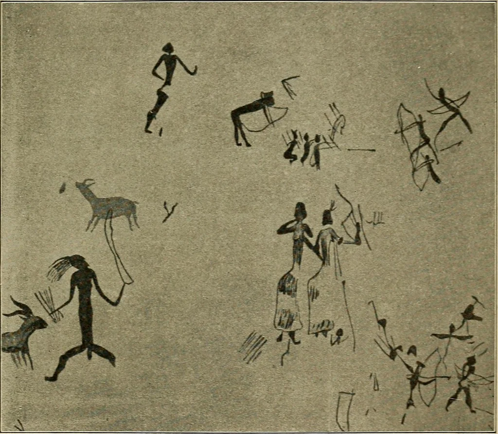 An illustration from Men of the old stone age, their environment, life and art, 1918, leaf 570