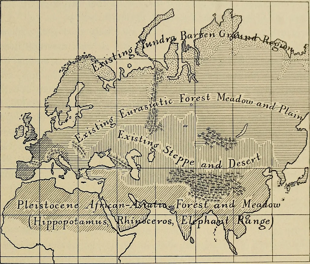 An illustration from Men of the old stone age, their environment, life and art, 1918, leaf 88