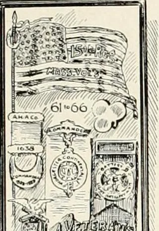 An illustration from Men of Worcester in caricature ;, 1917, leaf 140