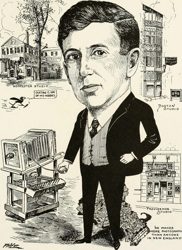 An illustration from Men of Worcester in caricature ;, 1917, leaf 230