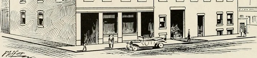 An illustration from Men of Worcester in caricature ;, 1917, leaf 269