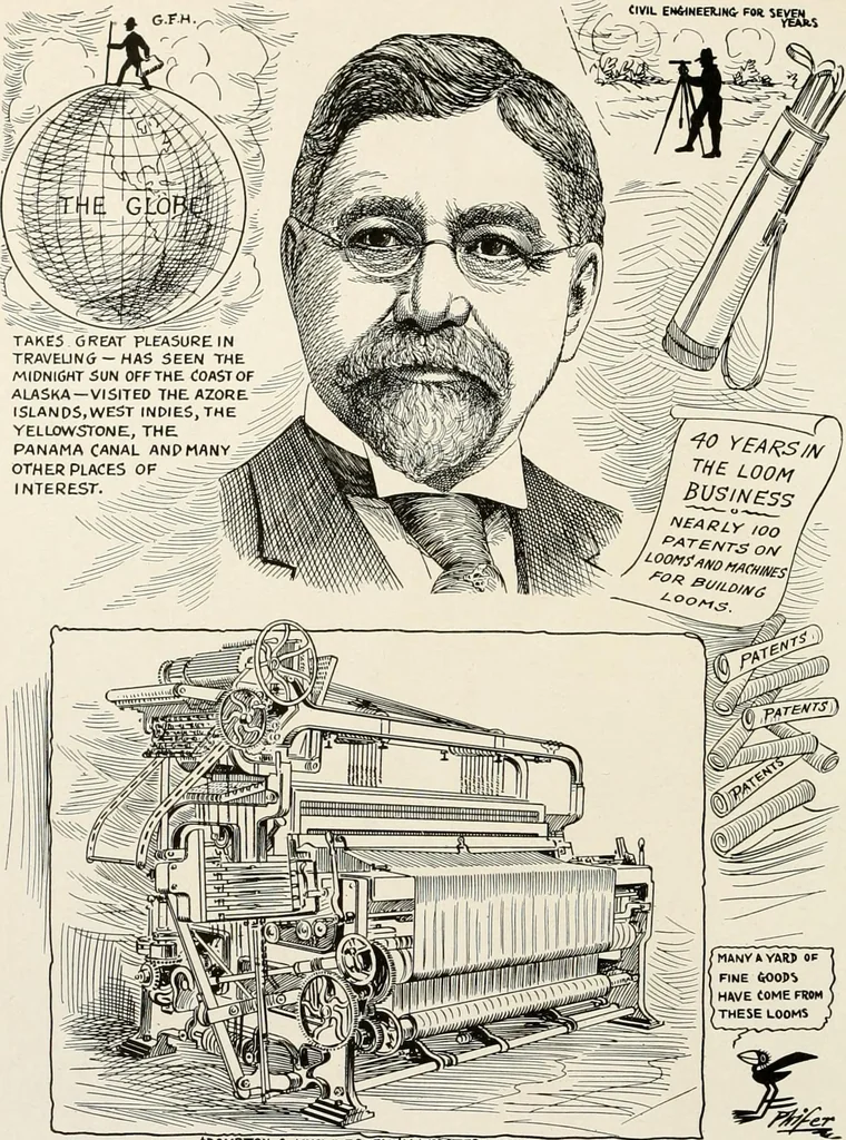 An illustration from Men of Worcester in caricature ;, 1917, leaf 47