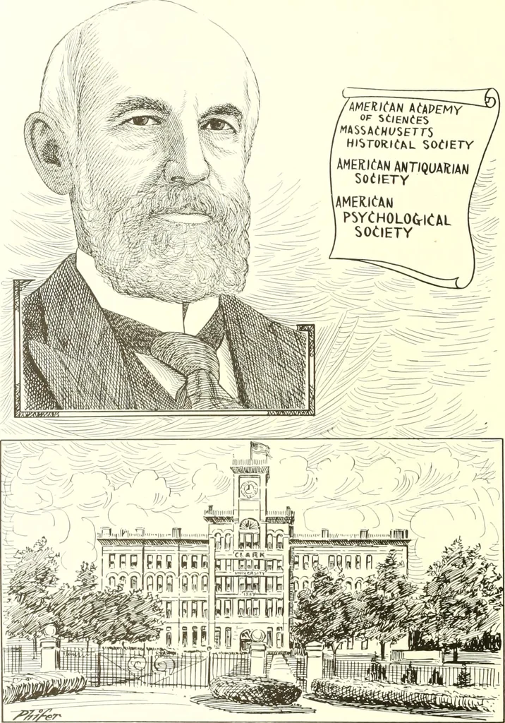 An illustration from Men of Worcester in caricature ;, 1917, leaf 165