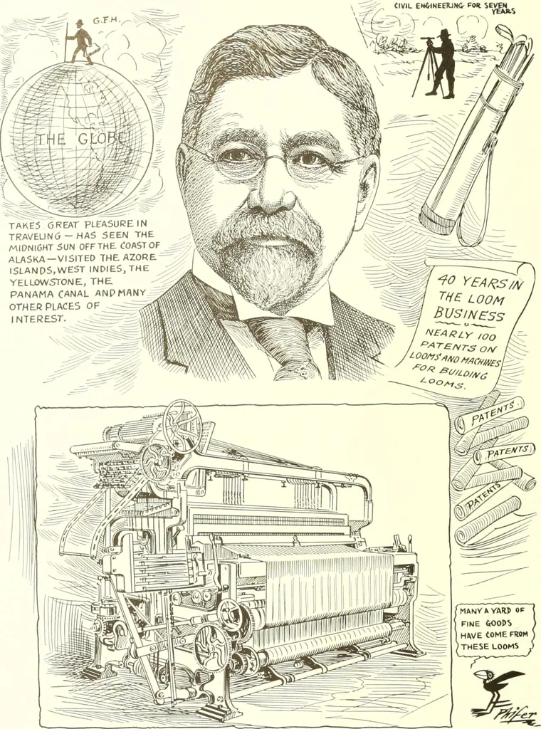 An illustration from Men of Worcester in caricature ;, 1917, leaf 47