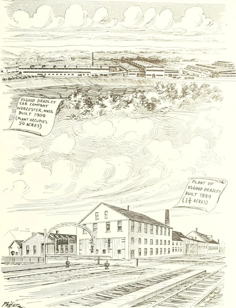 An illustration from Men of Worcester in caricature ;, 1917, leaf 66