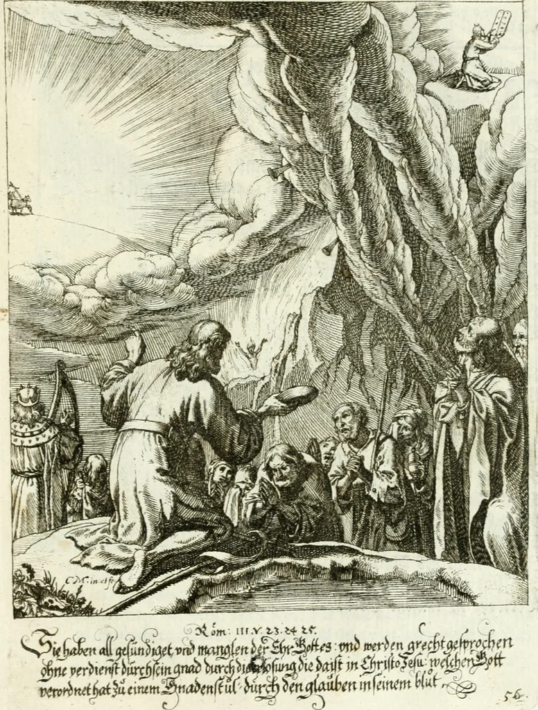 An illustration from Die menschliche Sterblichkeit unter dem Titel Todten-Tanz, in LXI. Original-Kupfern, 1759, leaf 144