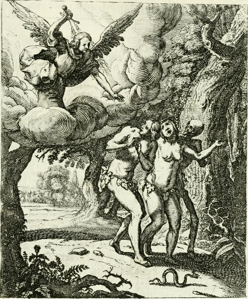 An illustration from Die menschliche Sterblichkeit unter dem Titel Todten-Tanz, in LXI. Original-Kupfern, 1759, leaf 30