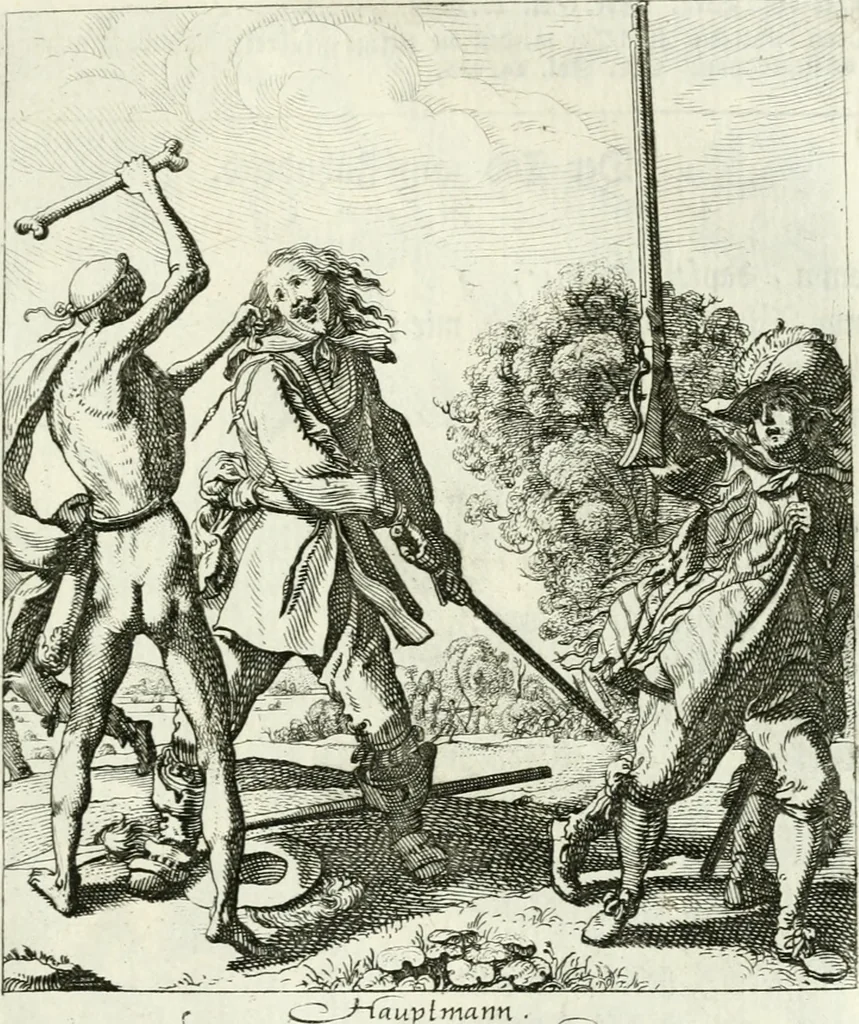 An illustration from Die menschliche Sterblichkeit unter dem Titel Todten-Tanz, in LXI. Original-Kupfern, 1759, leaf 78