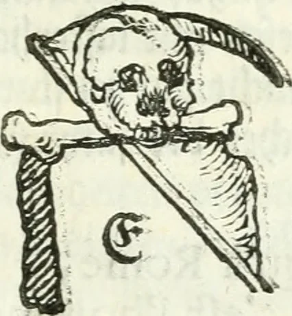An illustration from Die menschliche Sterblichkeit unter dem Titel Todten-Tanz, in LXI. Original-Kupfern, 1759, leaf 8