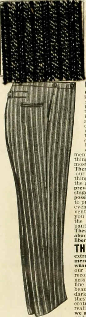 An illustration from Men's ready made clothing : sample book 89F., 1906, leaf 21