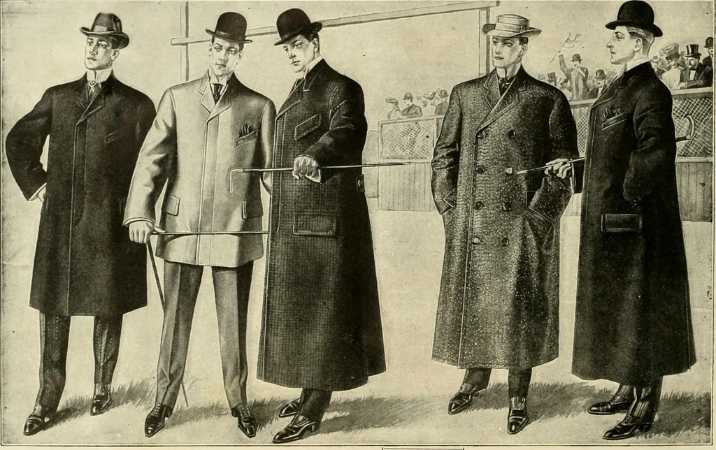 An illustration from Men's ready made clothing : sample book 89F., 1906, leaf 25