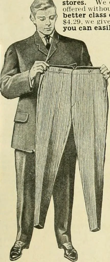 An illustration from Men's ready made clothing : sample book 89F., 1906, leaf 4