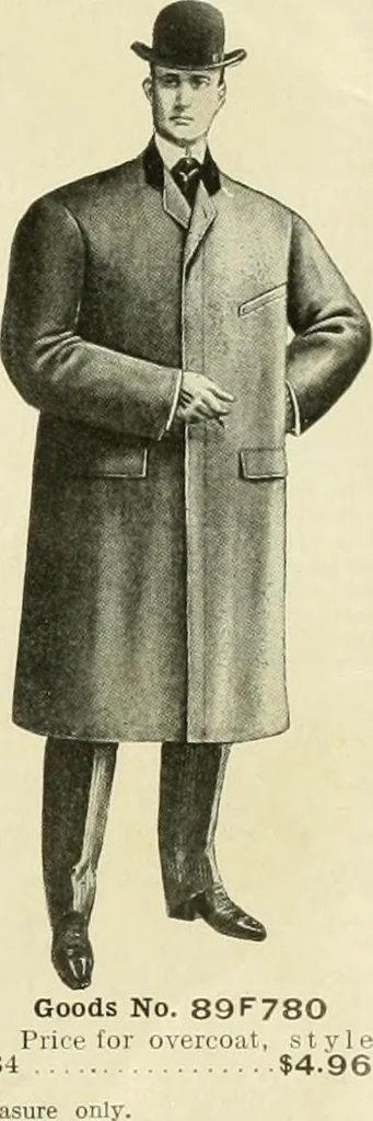 An illustration from Men's ready made clothing : sample book 89F., 1906, leaf 4