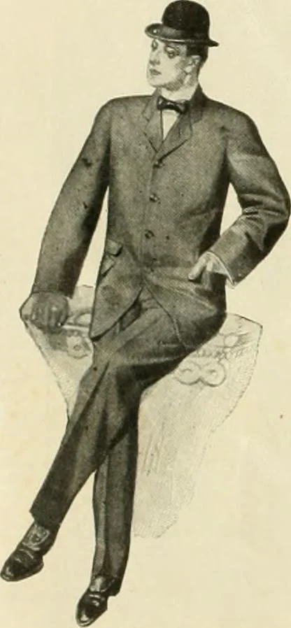 An illustration from Men's ready made clothing : sample book 89F., 1906, leaf 9